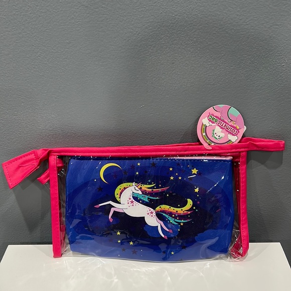 ❄️ Unicorn🦄 cosmetic bag 3 Pk Can be personal bag Use also as stationary pouch - Picture 1 of 7